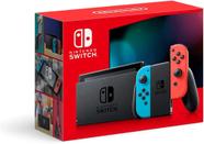 Nintendo Switch Nintendo com LCD JoyCon de 6,2 polegadas em azul neon e vermelho neon