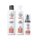 Nioxin Trial Kit Sistema 4 Shampoo 150ml + Condicionador 150ml + Leave-in 50ml)