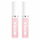 NIVEA Hidratante Labial Lip Oil Brilho Nutritivo Kit com 2 Unidades Natural Glow