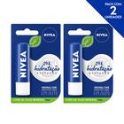 NIVEA Hidratante Labial Original Care Hidratação Profunda 4,8 g - 2 unidades