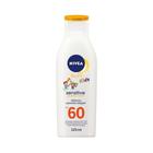 Nivea  Kids Fps60 Protetor Solar Infantil Sensitive 125ml