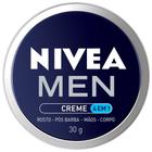 nivea men creme 4 em 1 ideal para rosto pós barba mãos corpo 30g