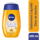 Nivea Sabonete Líquido Óleo De Banho 200Ml