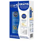 NIVEA SUN Kit Protetor Solar Protect & Hidrata FPS50 + Protetor Solar Facial Toque Seco FPS70