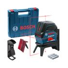 Nível à Laser Bosch GCL 215/GCL 215 G Combinado 15M a Pilha Linha e Ponto C/Maleta Suporte Rotativo e Acessórios Nivelamento em Geral Profissional