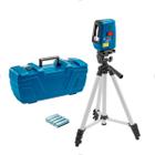 Nível a Laser Linha Vermelha Nivelox Gll 3x Alcance 15M Bosch