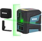 Nivel a laser wesco verde 15mts 2 linhas c/bolsa e suporte