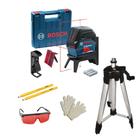 Nivel e Esquadro Laser Bosch Gcl 215 15m + Acessórios