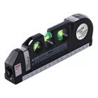 Nível Prumo Lazer Horizontal Vertical Cruz 3 Bolhas Trena