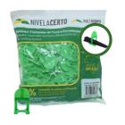 Nivela Piso Multicerto 1,0mm Verde Pacote com 100 peças