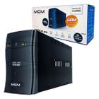 Nobreak MCM 700VA, UPS 700 ONE FIT, Monovolt 220V, Saída 220V, 4 Tomadas, 1x Bat. 12V/5Ah - UPS0265