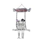 Noivos Esqueletos para Pendurar Halloween 65cm - 1 Un - Silver Plastic Halloween