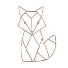 NoJo Fox em forma de arame berçário decoração de parede, acabamento, cobre (3097961P)