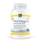 Nordic Naturals ProOmega-D, Sabor Limão - 180 Géis Macios - 1280 mg Omega-3 + 1000 UI D3 - Óleo de Peixe de Alta Potência - EPA & DHA - Cérebro, Olhos, Coração, Articulações e Saúde Imunológica - Não-OGM - 90 Porções