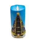 Nossa Senhora Aparecida Luminária Vela 17.5cm - Enfeite Resina