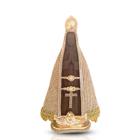 Nossa Senhora Aparecida Terracota Decorativa Em Juta 30cm