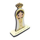 Nossa Senhora Fatima Em Mdf Resinada Lembrancinha 13cm