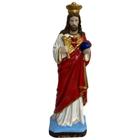 Nosso Senhor Cristo Rei Escultura em Resina 33 cm