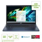 Notebook Acer Aspire 3 RYZEN 5 7520U W11 512GB de memória 8GB Ram tela 15.6'' STEAM BLUE A315-24P-R312