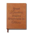 Notebook Leather Boss, presente de agradecimento, ótimos líderes