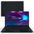 Notebook Positivo Vision i15 Intel Core i3-N300 Linux 8GB RAM 512GB SSD 15.6" Full HD Lumina BAR - Preto