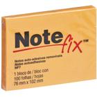 Notefix Nfx7 76mm x 102mm Pacote com 1 Bloco de 100 Folhas cor Laranja - 3M