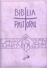 Nova bíblia pastoral católica - com zíper lilas - PAULUS - BIBLIA