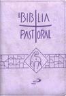 Nova biblia pastoral - livro de bolso - ziper - lilas - PAULUS