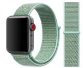 Nova Pulseira Nylon Sport Loop para Watch 42/44mm - marine green / Jetech