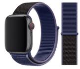 Nova Pulseira Nylon Sport Loop para Watch 42/44mm - Midnight Blue / Jetech