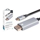 Novo cabo adaptador usb-c p/displayport 4k 60hz hot swap