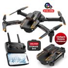 Novo Drone Profissional S91 Dual Câmera, Ultra Wi-Fi 5G Alta Distância e Desempenho + Sensores Anti Obstáculo