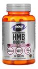 Now Sports HMB Double Strength 1000mg (90 Tabletes) - NOW Foods