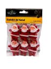 NTA1464 Enfeites de Natal Arvore Pendurar Papai Noel 6UNDS - Wincy Natal