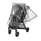 Nuby Deluxe Stroller Weather Shield, tampa de plástico transparente com bolso de armazenamento e lados ventilados