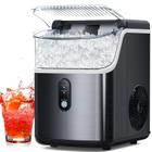 Nugget Ice Maker Kndko Countertop 34 kg/24h, autolimpante