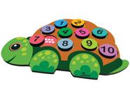 Numeral e quantidade baby com encaixe - tartaruga -simque 18 meses