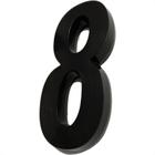 Numero Deplasti 3D Preto 8 13Cm