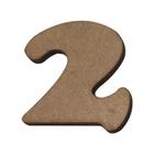 Número para Aplique Kit 18un Artesanato 2,5cm Mdf Madeira