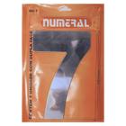 Número Residencial em Alumínio Espelhado N. 7 - 125mm Numeral