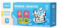 Números cognitivos -Tooky toy, aprendizagem criativa, montessoriano, matemática, rac lógico - Mideer