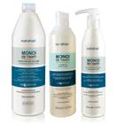 Nutrahair kit monoi de tahiti shampoo 500ml + redutor de volume 1l + finalizador 500ml