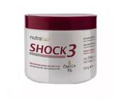 Nutrahair shock3 regenerador nutritivo omega 3/6 oleo de argan 500g