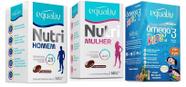 Nutri Homem E Mulher 60Cps Cada Omega3 Kids 30Cps - Equaliv