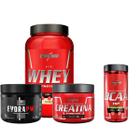 Nutri Whey 900g + Evora 150g + Creatina 150g + Bcaa 120 Caps