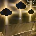 Nuvem com led Luminária em mdf kit com 3 peças abajur para decoração quarto infantil - Ana's Luminárias