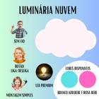 Nuvem comLED / Nuvem Luminosa / Nuvem Luminosa / Luminária Nuvem / Nuvem Abajur