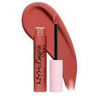 NYX PROFESSIONAL MAQUIAGEM Lip Lingerie XXL Matte Batom Líquido - Peach Flirt (Pêssego Laranja)