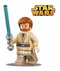 Obi Wan Kenobi Star Wars Boneco Blocos De Montar - Mega Block Toys