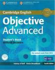 Objective advanced - student's book without answers with cd-rom - fourth edition